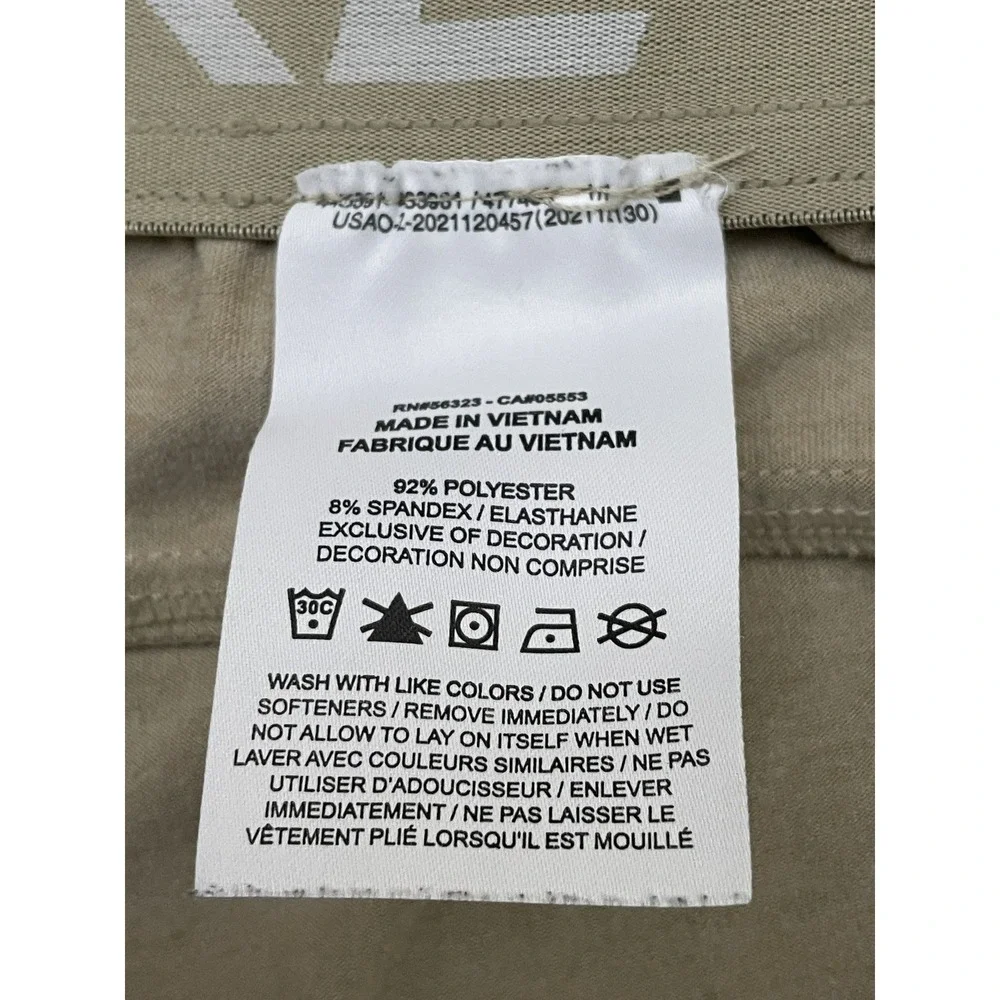 Nike Men's Hyper Dri-FIT Yoga Pants XL Beige Joggers Stretch Wicking Breathable